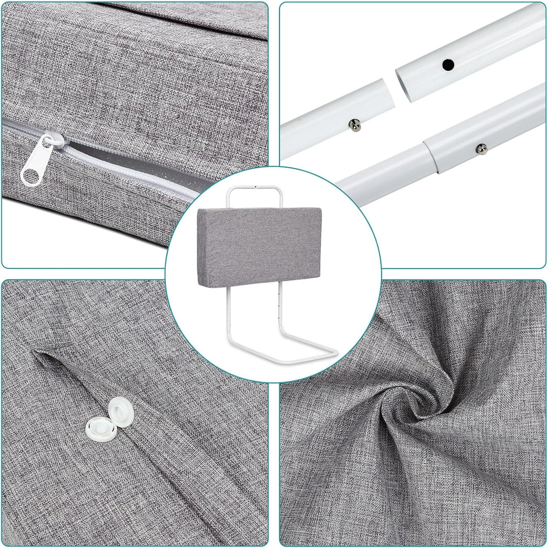 Ansobea 60x28cm Bettgitter Rausfallschutz Babybettgitter, Kinderbettgitter 5-Loch Höhenverstellbar,