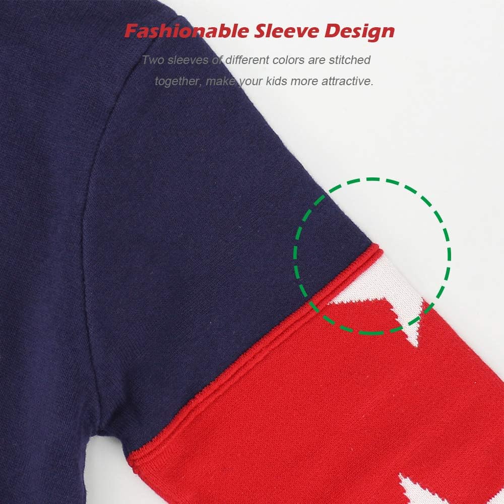 Minizone Baby Winter Strickpullover Weihnachten Langarm Sweatshirts Warme Kleidung 1-6 Jahre 1-2 Jah