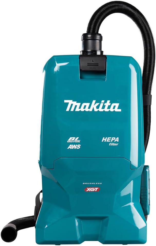 Makita VC012GZ01, Bürstenloser Rucksack-Staubsauger, blau