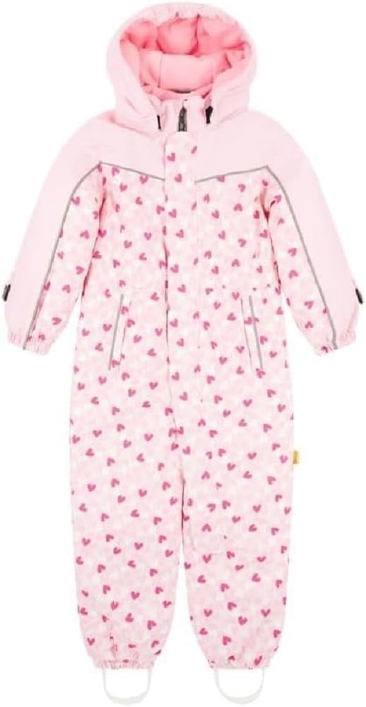 Steiff Mädchen Schneeanzug mit Kapuze Schneeanzug (1er Pack) 92 CHALK PINK, 92 CHALK PINK