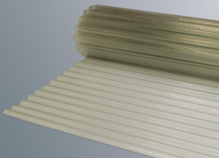 Polyester Wellbahn natur transparent Kurzrollen (10000 x 1500 mm), 10000 x 1500 mm