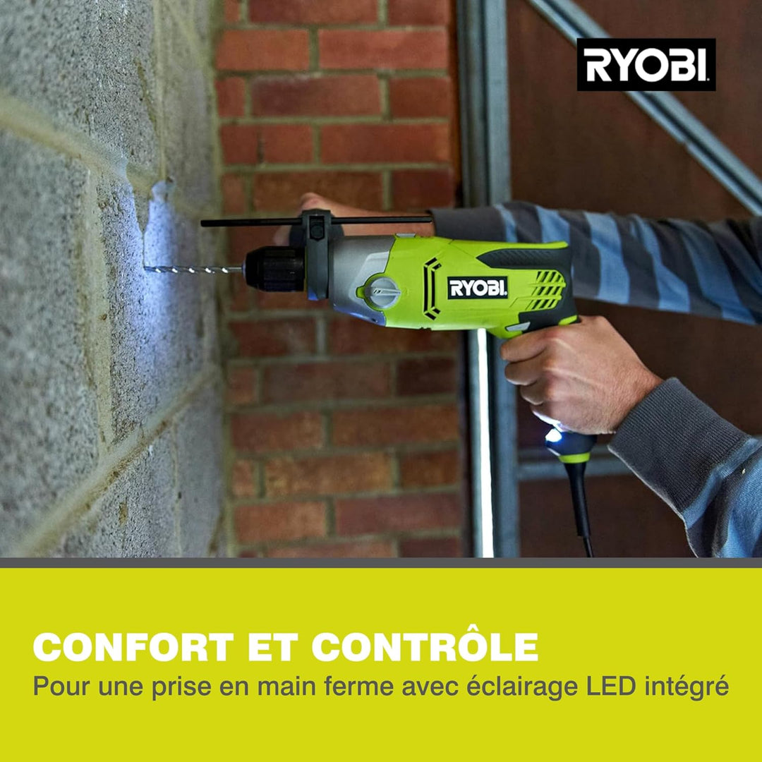 Ryobi RPD1200K 2-stufiger Schlagbohrer, 1200 W, 360 Grad Fall, 230 V, 1200 W