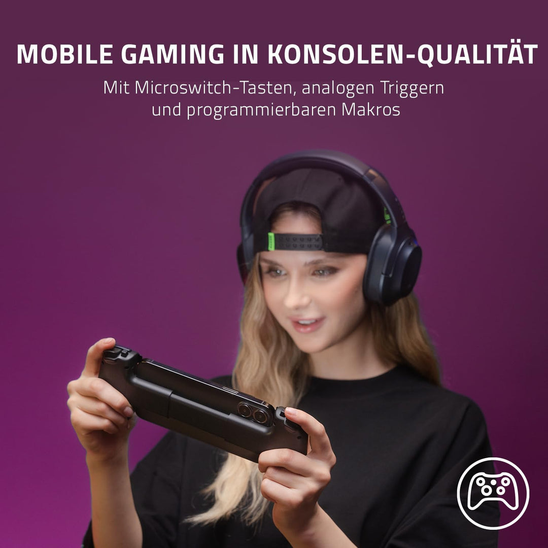 Razer Kishi V2 für iPhone - Mobile Gaming Controller (Universal Fit mit ausziehbarer Brücke, Streami