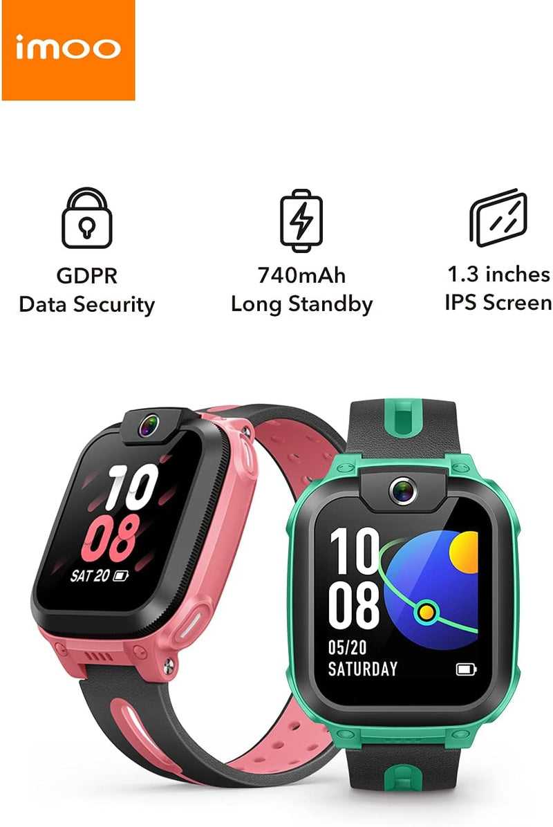 imoo Watch Phone Z1 Kinder-Smartwatch, 4G Kinder-Smartwatch-Telefon mit langanhaltendem Video-und Te