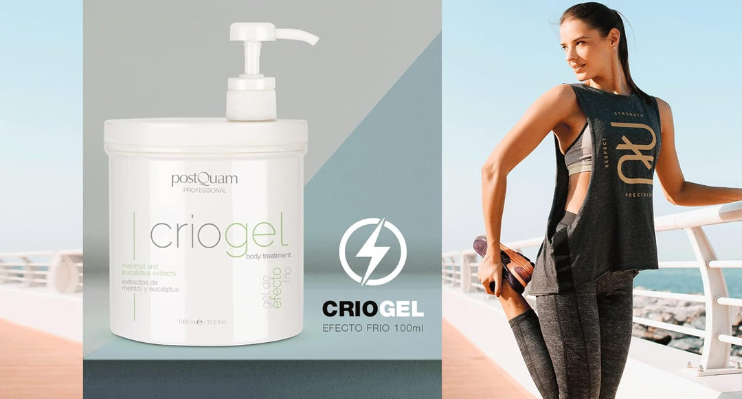 PostQuam - Criogel | Anti Cellulite Gel mit Kühleffekt für Müde Beine, Straffendes und Reduzierendes