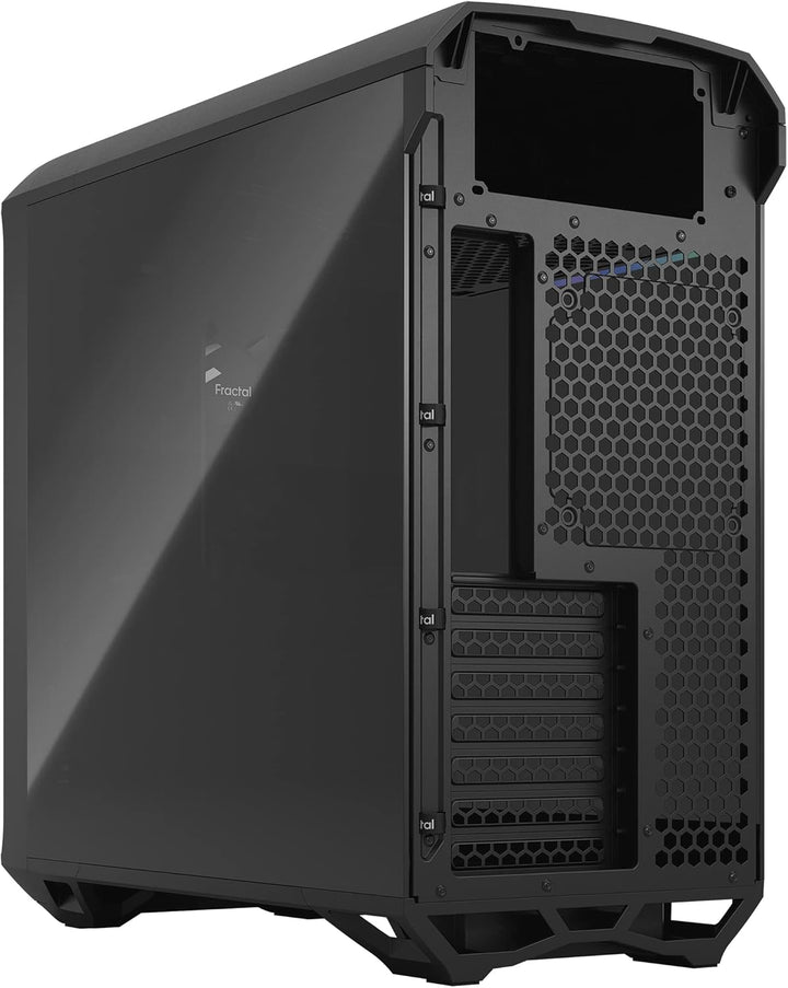 Fractal Design Torrent Compact Black - Dark Tint Tempered Glass Side Panels - Open Grille for Maximu