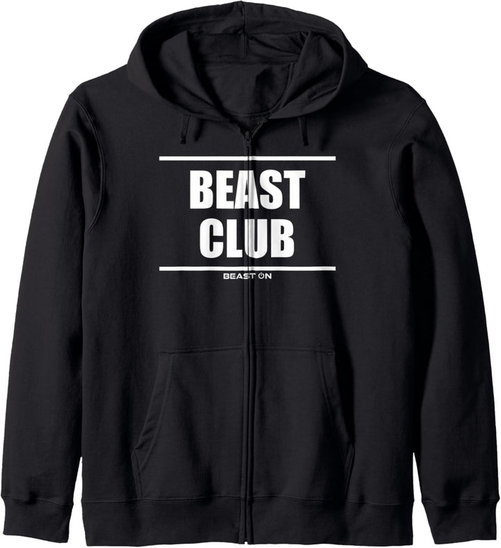 Beast Club Gainz Gym Fitness Motivation Bodybuilding Gains Kapuzenjacke