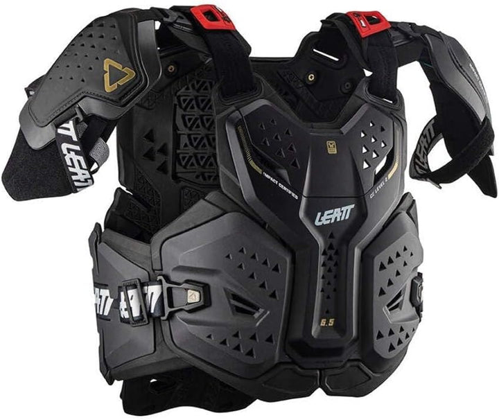 Leatt Brustpanzer Chest Protector 6.5 PRO Schwarz Gr. L/XL L-XL Schwarz, L-XL Schwarz