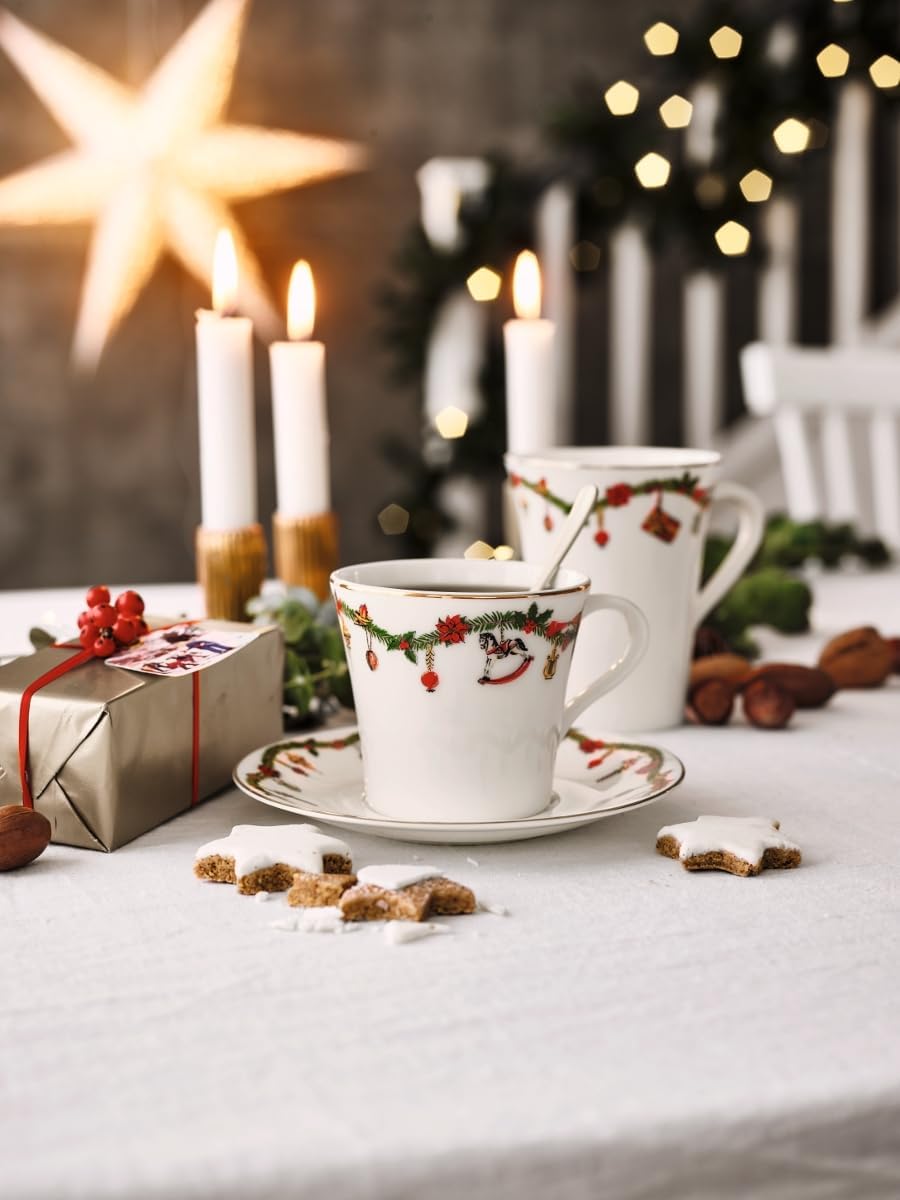 Hutschenreuther 02048-726037-14770 Nora Christmas Kombitasse 2tlg. (1 Set)