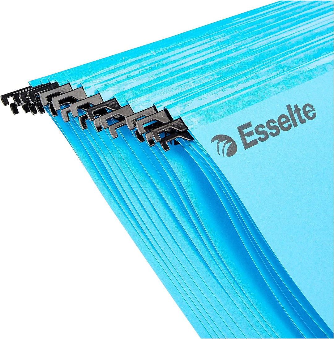 Esselte Pendaflex Hängemappen, Foolscap-Format, 25 Stück, blau 25er-Packung 40.5 × 24 cm blau, 25er-
