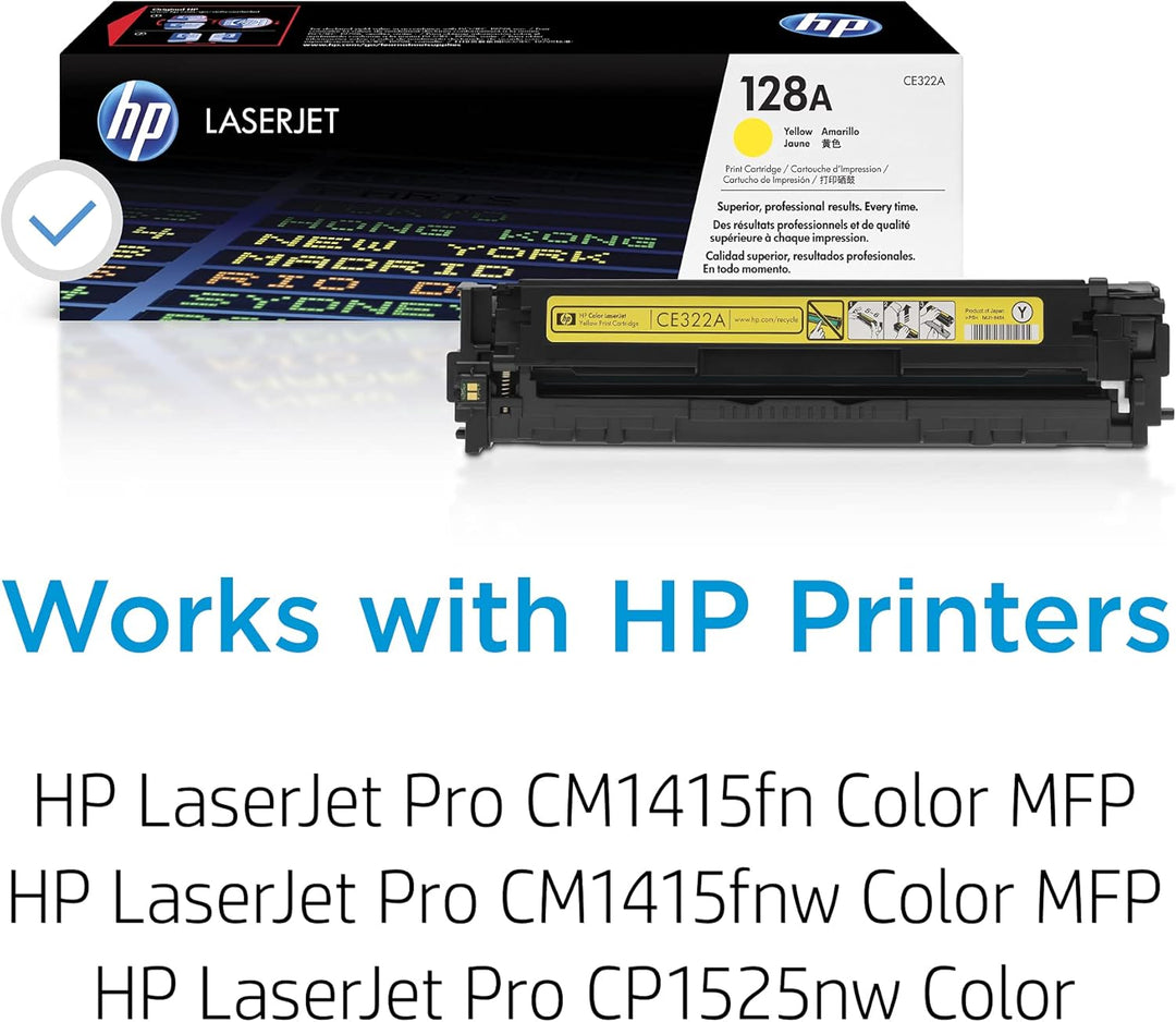 HP 117A (W2071A) Original Toner Cyan, (Kompatibel mit: HP Color Laser Drucker) Standard gelb Single,