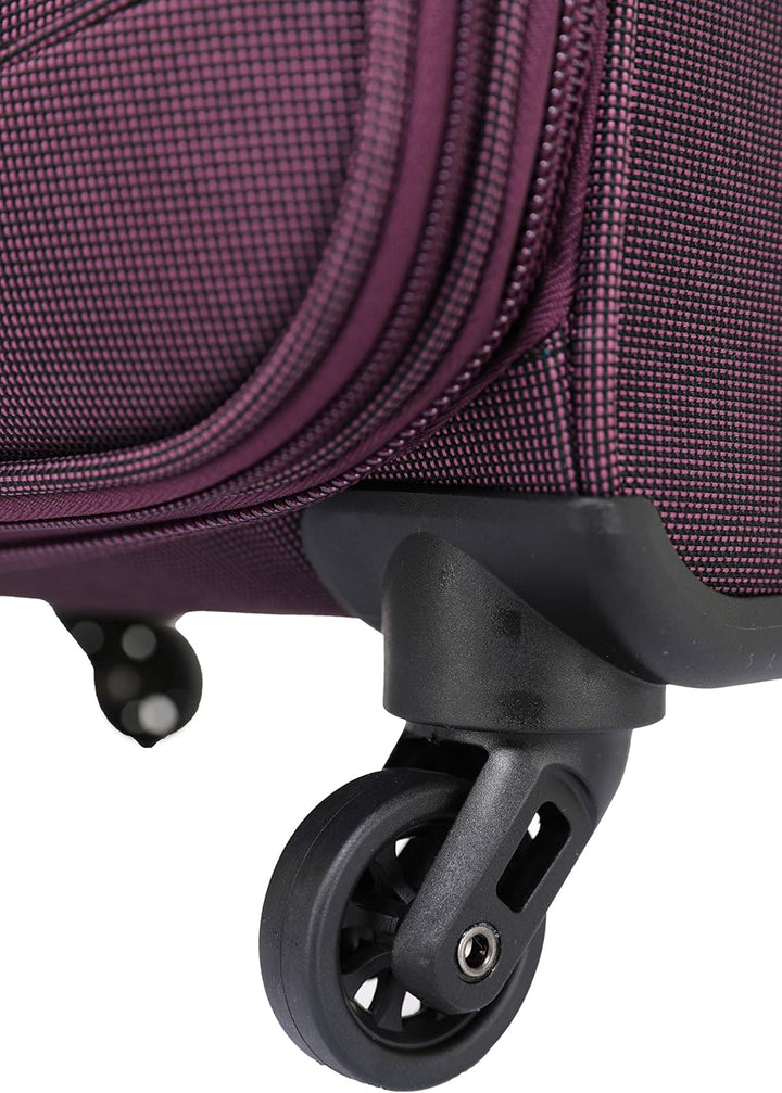 BEIBYE Kofferset Trolley Gepäckset Stoff Dehnungsfuge Koffer Reisekoffer (Lila) Violett, Violett