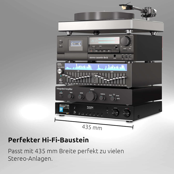 TechniSat DIGITRADIO 143 (V3) – HiFi-Tuner Internetradio (DAB+ Digital-Radio, Bluetooth-Audio-Stream