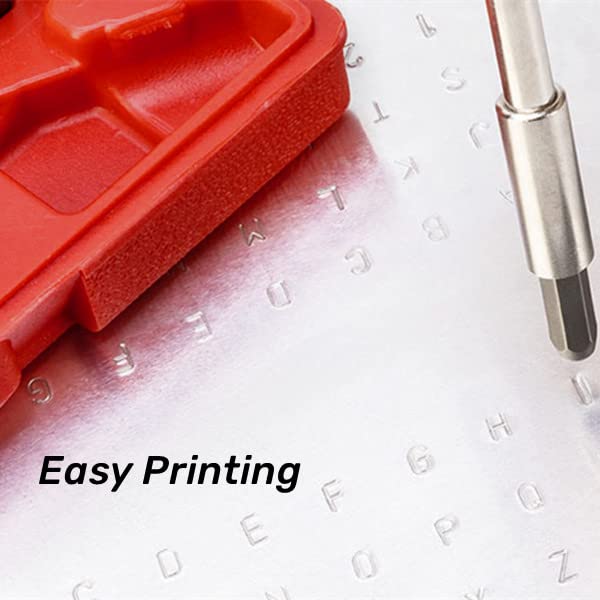38 Pcs Zahlen und buchstaben Set, Einschliesslich A-Z-Buchstaben + 0-9 (3 mm), Metallstempel, Stempe