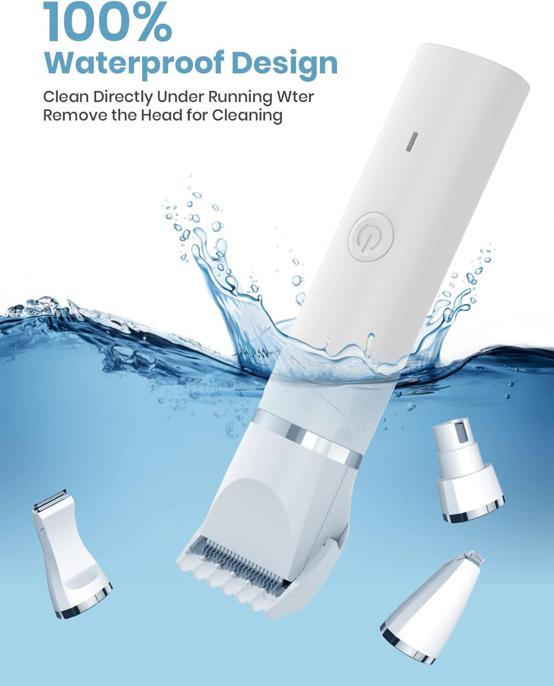 2 in 1 Hundeschermaschine und Hundepflege Hängematte Set, Leise Hundeschermaschine Schermaschine für