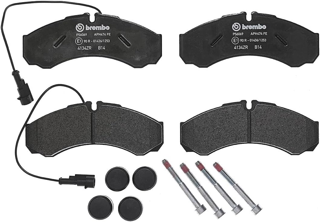 Brembo P56069 Hintere Bremsbeläge, Anzahl 4