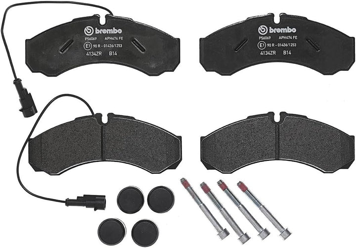 Brembo P56069 Hintere Bremsbeläge, Anzahl 4