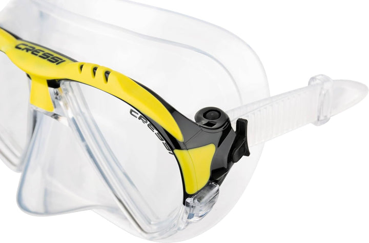 Cressi Matrix Maske - Separate Glasmaske zum Angeln, Freitauchen, Schnorcheln und Tauchen, Unisex Er