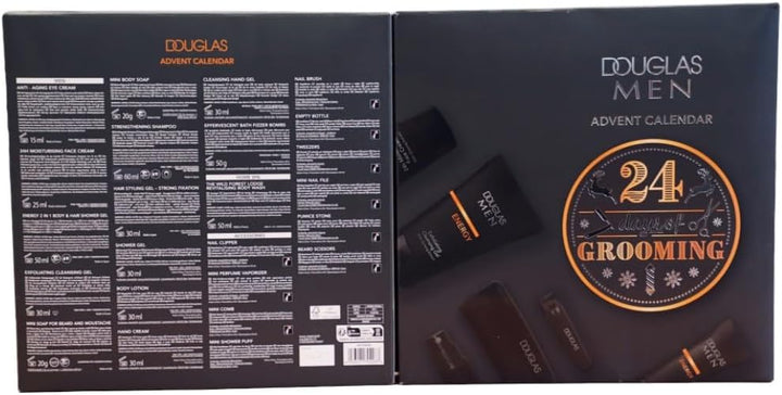 Douglas Kalender Adventskalender 2022 Männer Beauty -EXKLUSIV EDITION- 24 Pflege Kosmetik Advent Kal