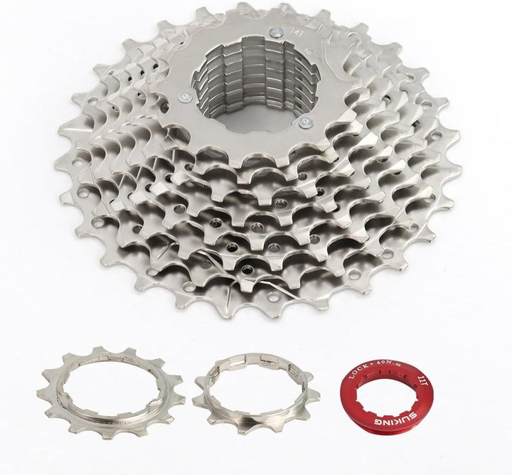 BESNIN Kassette für Mountainbike 10 Fach 11-25T/11-28T/11-32T/11-36T/11-40T/11-42T Kassette 10 Fach