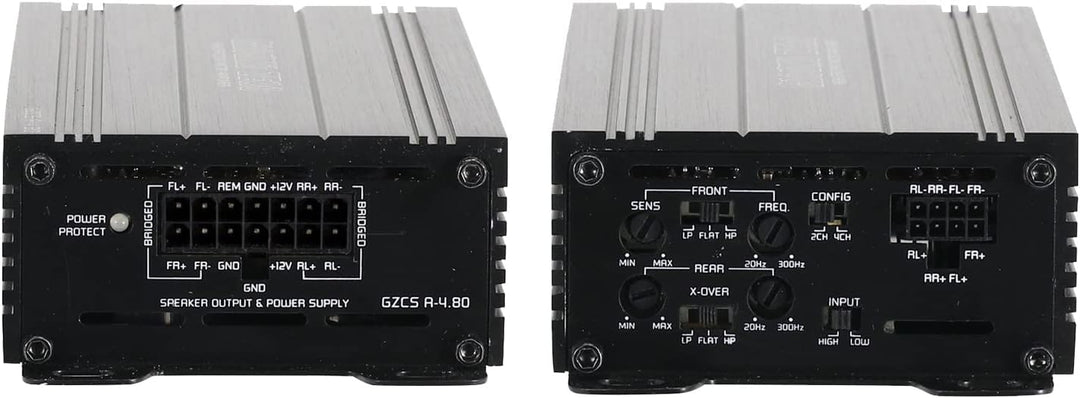 GROUND ZERO GZCS A-4.80 Auto/KFZ Plug & Play Upgrade Verstärker/Endstufe kompatibel mit RENAULT - II