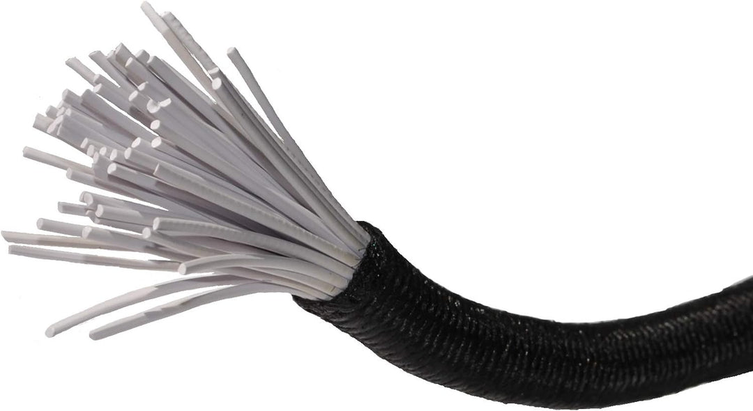 Gummiseil | 10mm | 25m | Schwarz | Expanderseil Expander Gummischnur Gummikordel Spannseil Planen Se