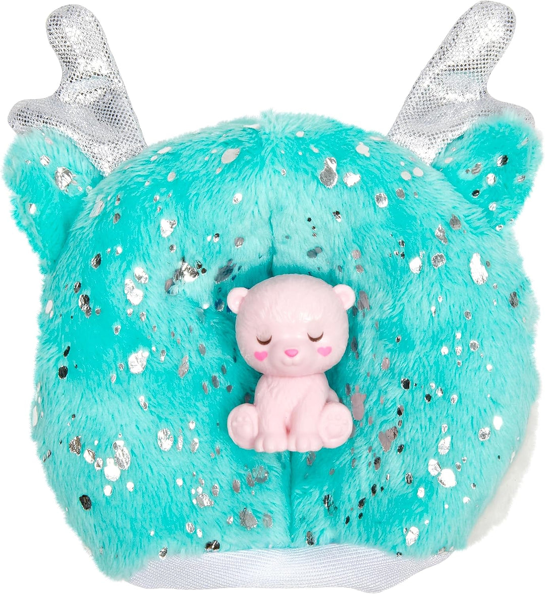 Barbie Cutie Reveal Adventskalender - 24 Überraschungen, Puppe, Glitzerrentier, Winteroutfits, Acces