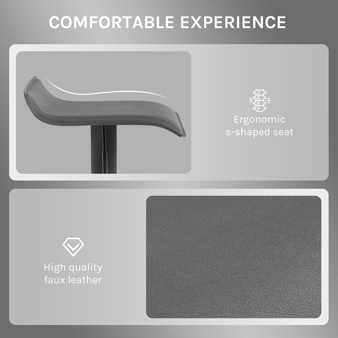 WOLTU Barhocker BH159gr-1 1er Set Barstuhl Tresenhocker Bistrohocker Designer Hocker, höhenverstellb