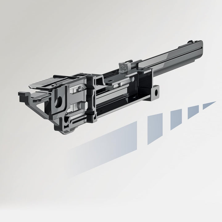 Hettich 46751 Systema TOP 2000 Container-Set SIL Sys,Voll-/Überauszug,ET 730,alu, Aluminium, Alumini