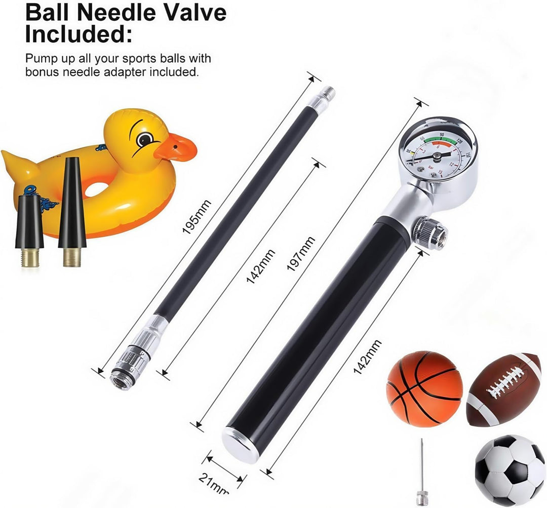 COZYROOMY Fahrrad Reifen Reparaturset - Reparatur Werkzeug Set mit 210 Psi-Minipumpe 10 in 1 Multito