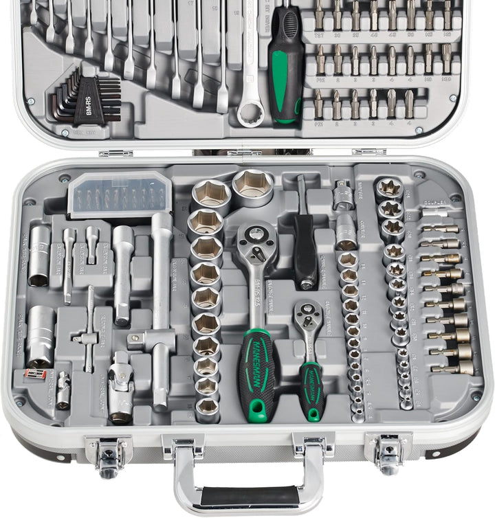 Mannesmann 232-tlg. Steckschlüsselsatz 1/4" + 1/2", M98450