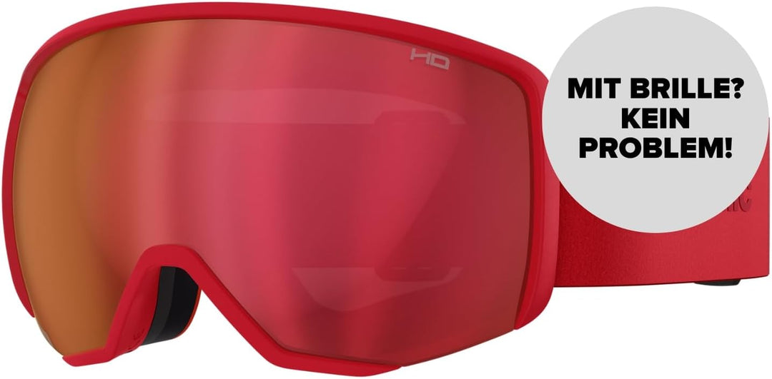 ATOMIC REVENT L HD Skibrille Red 24/25