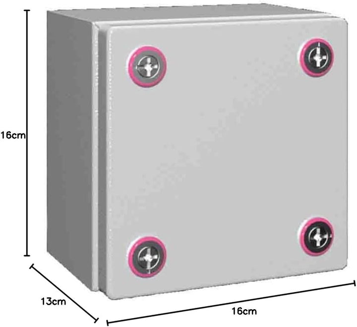 Rittal Kx Stahl Gehäuse KX-Terminal Box RAL7035 Aussenmass 150 x 150 x 120mm IP66