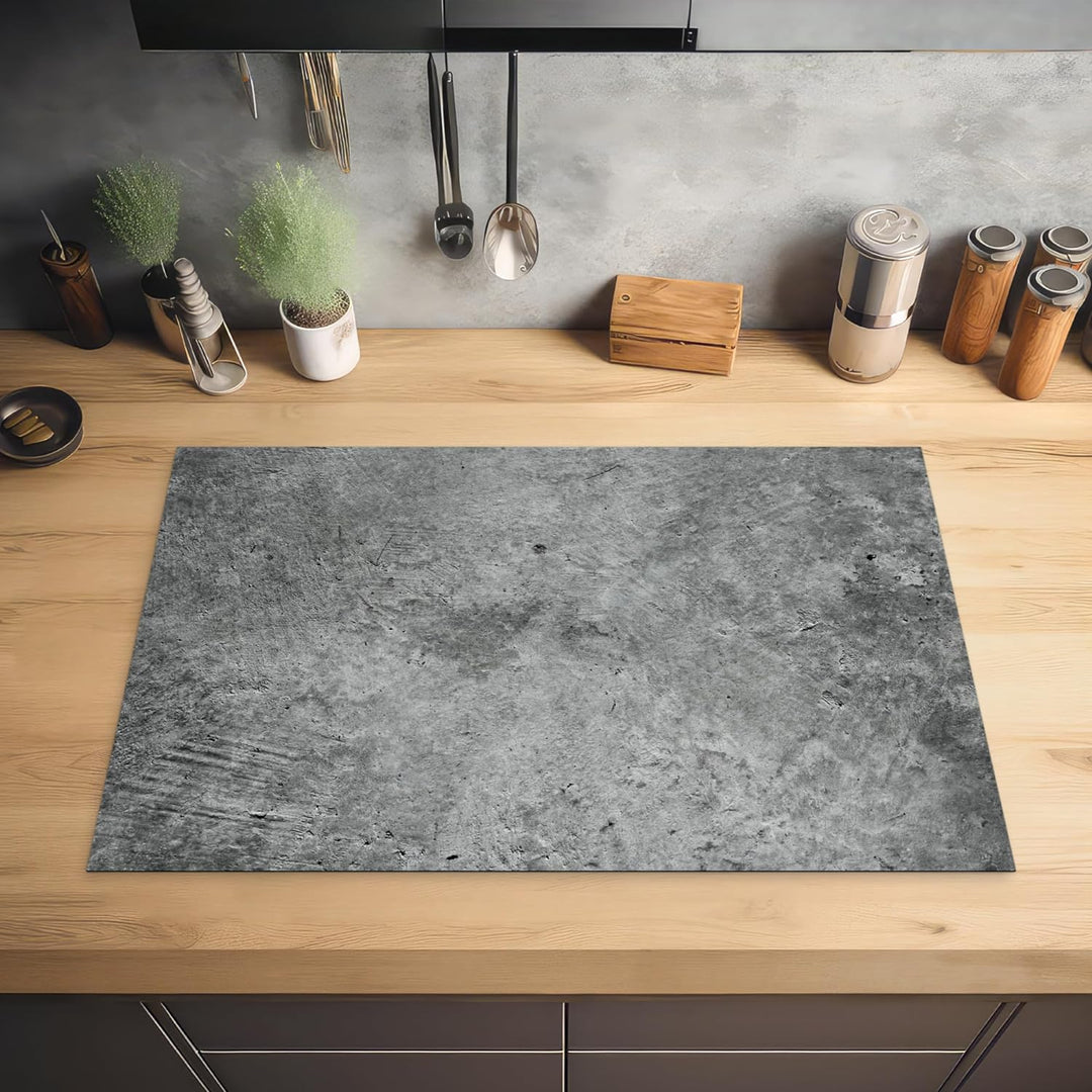 KitchenYeah© Herdabdeckplatte Einteilig Küche Kochfeld Abdeckung Ceranfeld Herdplattenabdeckung Aufr