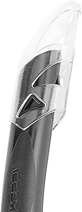 Cressi Matrix Tauchen Schnorcheln Maske Schwarz Einheitsgrösse Bundle mit Uni Schnorchel Gamma, Schw