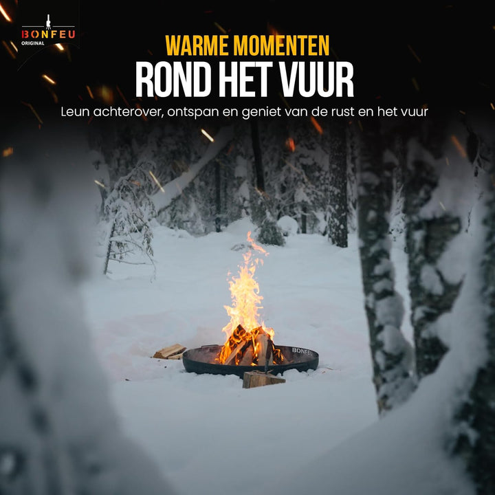 BonFeu BonBowl Plus Feuerschale 60cm - Feuerschalen für den Garten - Feuerstelle Outdoor - Feuerscha