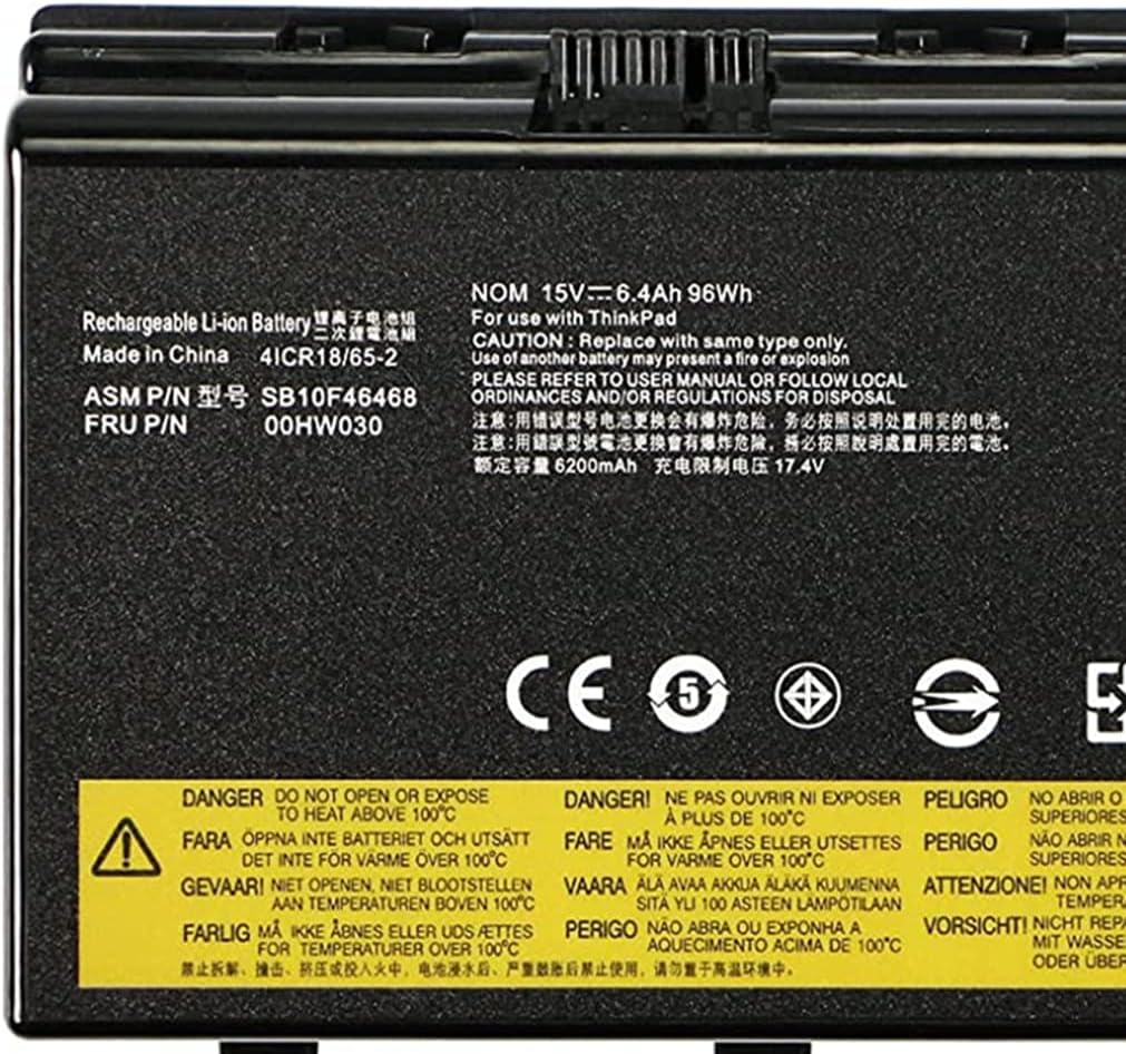 ASKC 78++ 00HW030 Laptop Akku für Lenovo ThinkPad P70 20ER 20ES P71 20HK Series 01AV451 SB10F46468 5