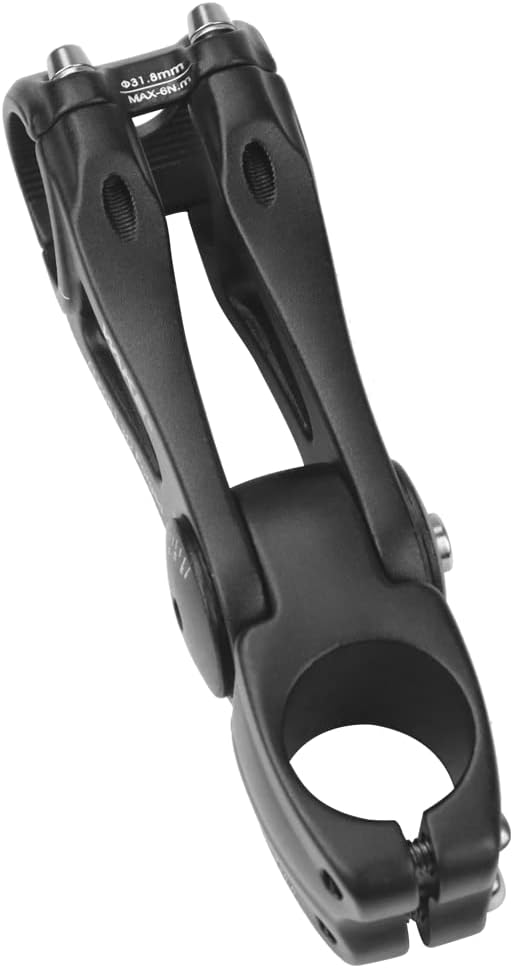 BESNIN Einstellbarer Fahrradstiel 0-90 Grad Universal 25.4mm 31.8mm für Lenker 110mm/145mm Vorbau, E