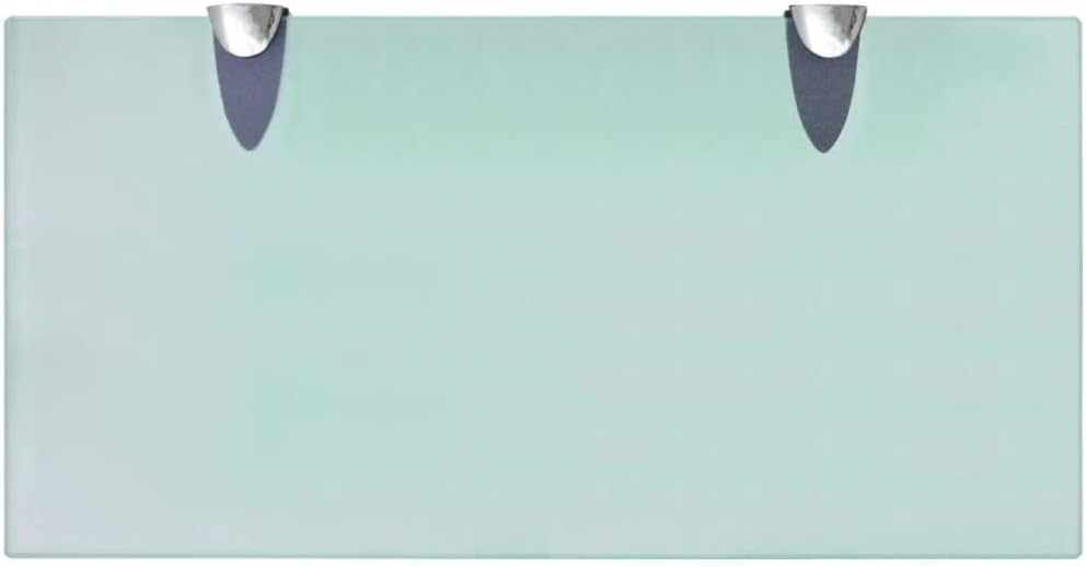 FIRBNUS 40x20x0,8 cm Regal Wand 2 Stück Ablagen Regal Glas Schwebend Schwebende Regale für Wohnzimme