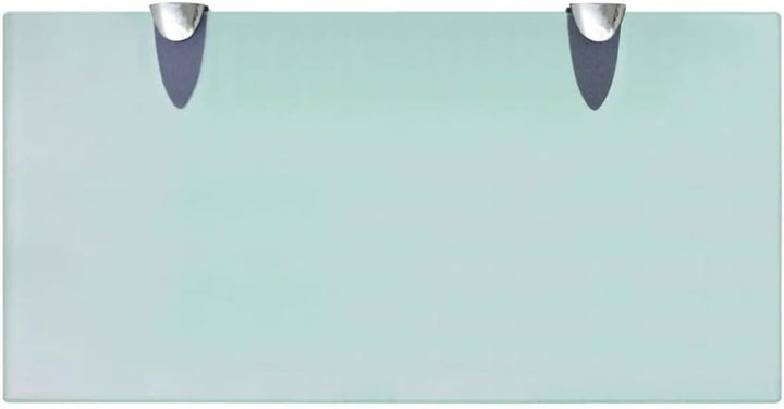 FIRBNUS 40x20x0,8 cm Regal Wand 2 Stück Ablagen Regal Glas Schwebend Schwebende Regale für Wohnzimme