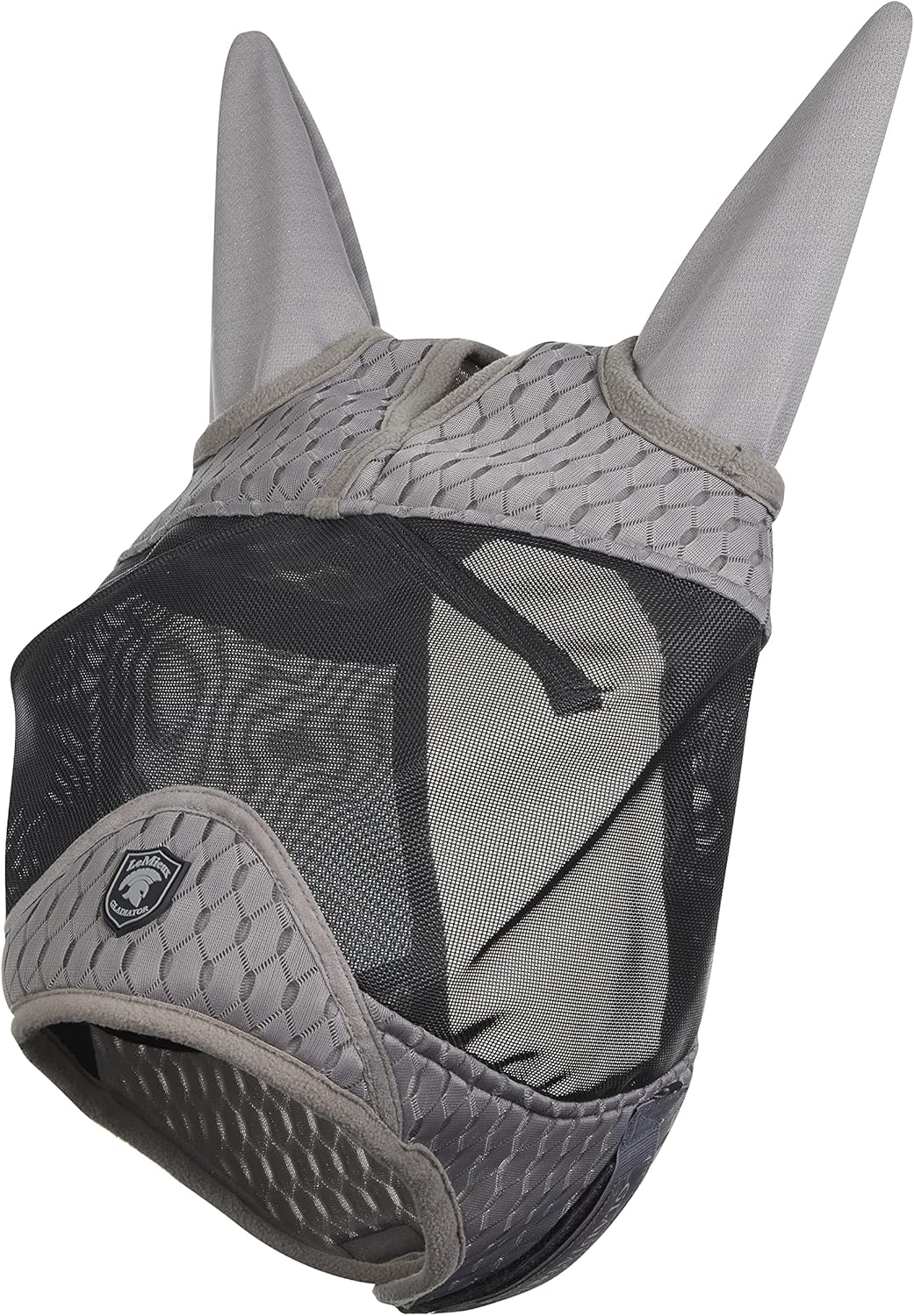 LeMieux Fliegenmaske Half Gladiator Grösse S, Farbe grau grau Small, grau Small