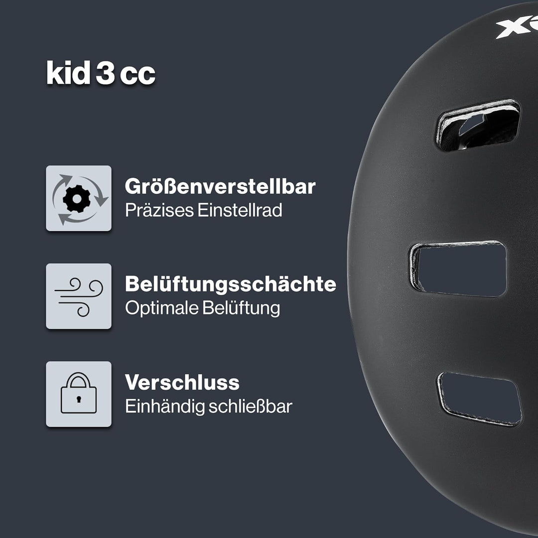 uvex kid 3 cc - robuster Fahrradhelm für Kinder - individuelle Grössenanpassung - optimierte Belüftu