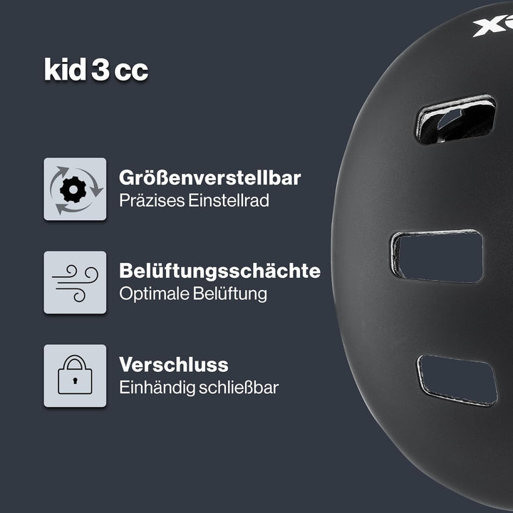 uvex kid 3 cc - robuster Fahrradhelm für Kinder - individuelle Grössenanpassung - optimierte Belüftu