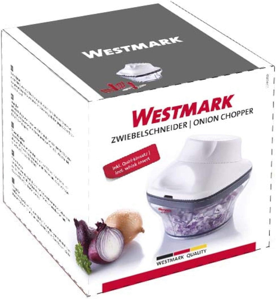 Westmark Zwiebel-/Kräuterschneider/Dressingquirl, mit Messer- und Quirleinsatz, Füllvolumen: 250ml,