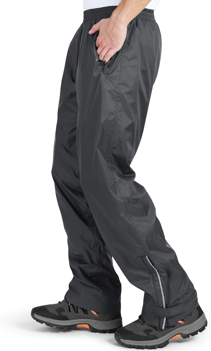 33,000ft wasserdichte Regenhose für Herren Leichte Regenhose Winddichte Outdoorhose zum Wandern Camp