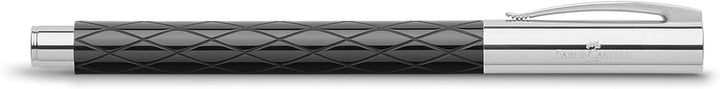 Faber-Castell 148920 - Füllfederhalter AMBITION Edelharz Rhombus, Feder: M, inklusive Geschenkverpac