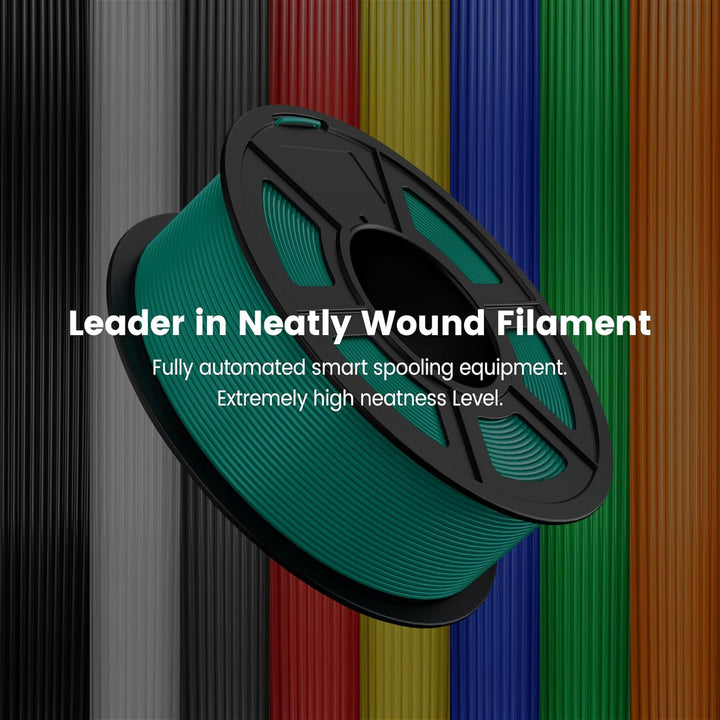 SUNLU PLA Filament 1.75mm,Sauber Gewickelt 3D Drucker Filament PLA 1.75mm,Einfach zu Verwenden,Massg