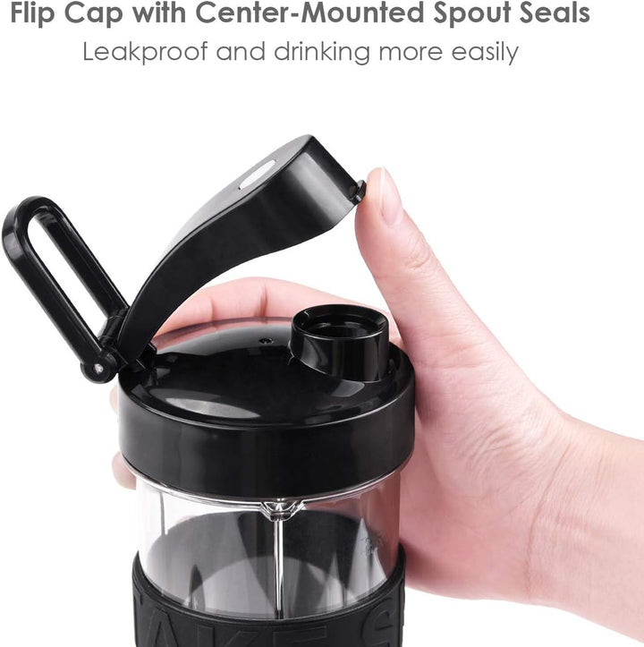 Smoothie Flaschen, Mixer Smoothie Maker Trinkflasche/Tritan flasche/Wasserflasche 570ml BPA-frei für