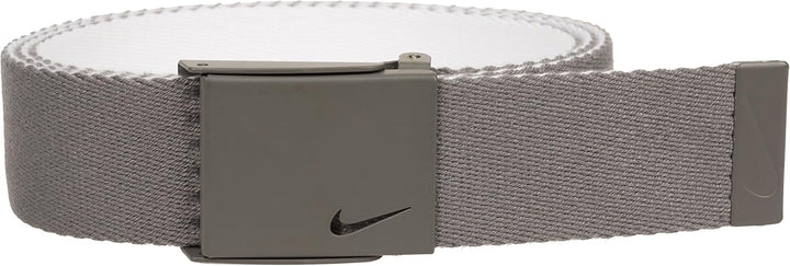 Nike Herren New Tech Essentials wendbarer Webgürtel Kohle/Weiss Einheitsgrösse, Kohle/Weiss Einheits