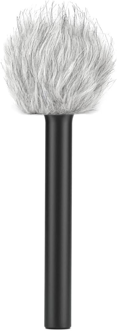 Rode Interview GO Handadapter für Wireless GO + keepdrum WSBW Fell-Windschutz RØDE Interview GO + Wi